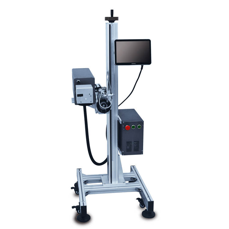 آلة الوسم بالليزر CO2 ذات كفاءة 60 وات لرمز دفعة تاريخ انتهاء الصلاحية IPS-LC60F